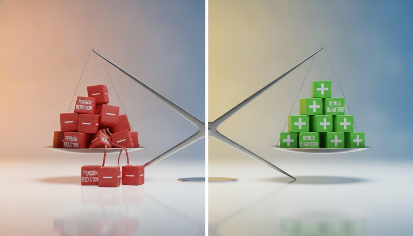Deux plateaux de balance conceptuels, l